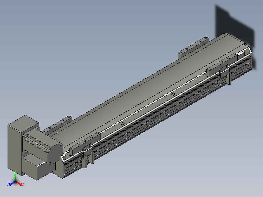 直线模组WG-LHB12-S500-LU设计图纸