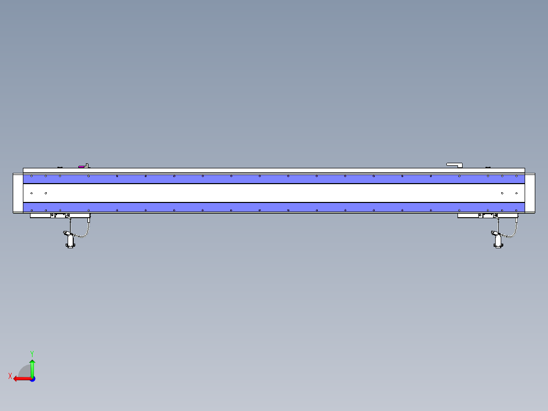 威洛博VL系列直线电机模组-2VL14S3-S1250后视图