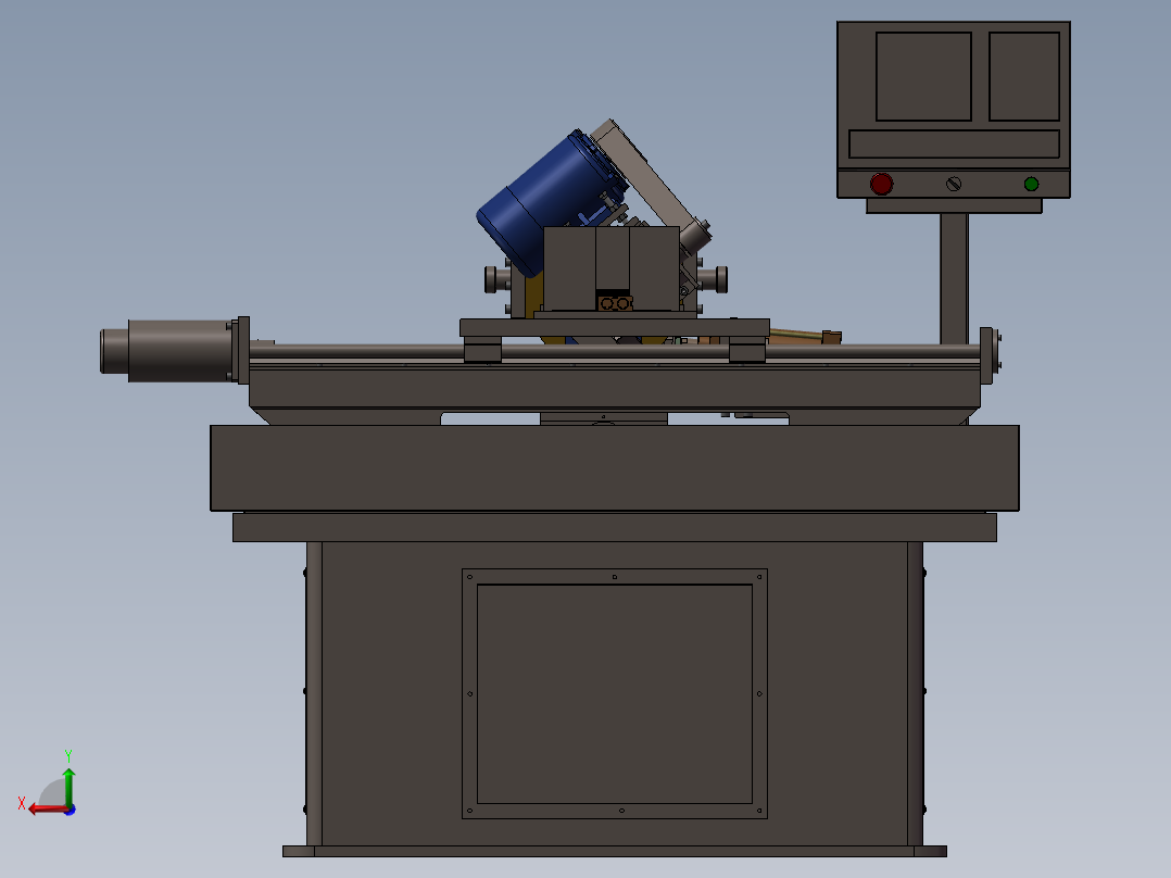 叶片打包机后视图