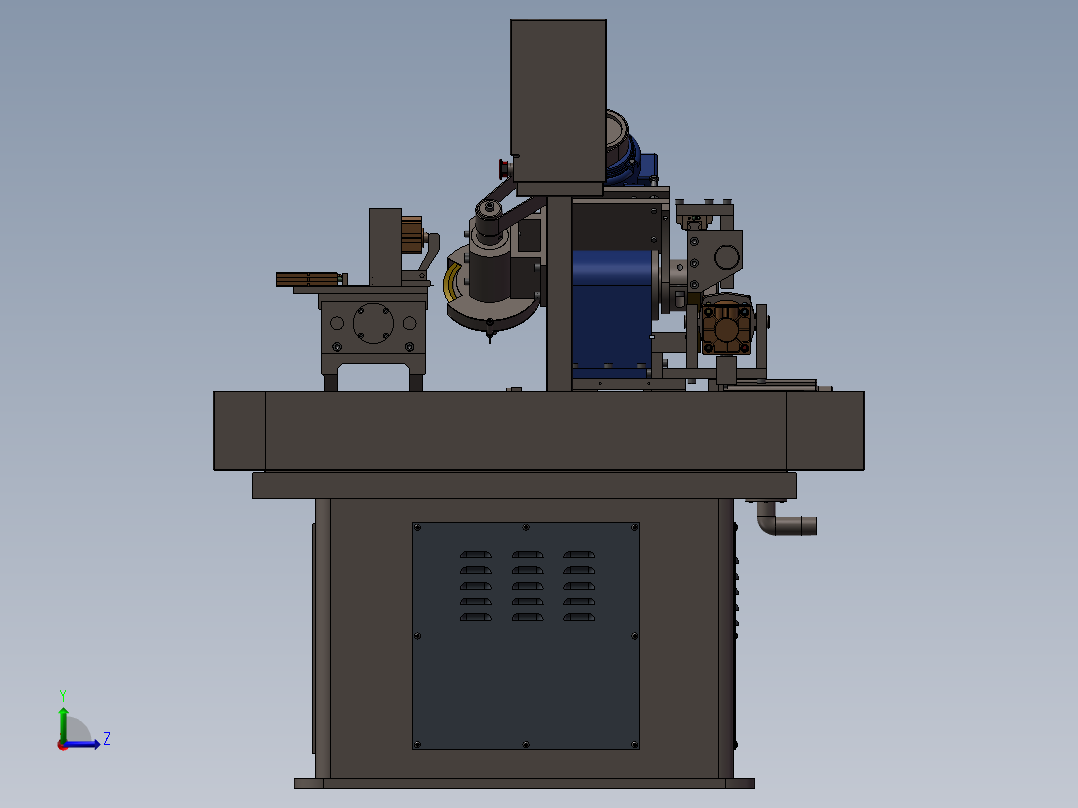 叶片打包机左视图