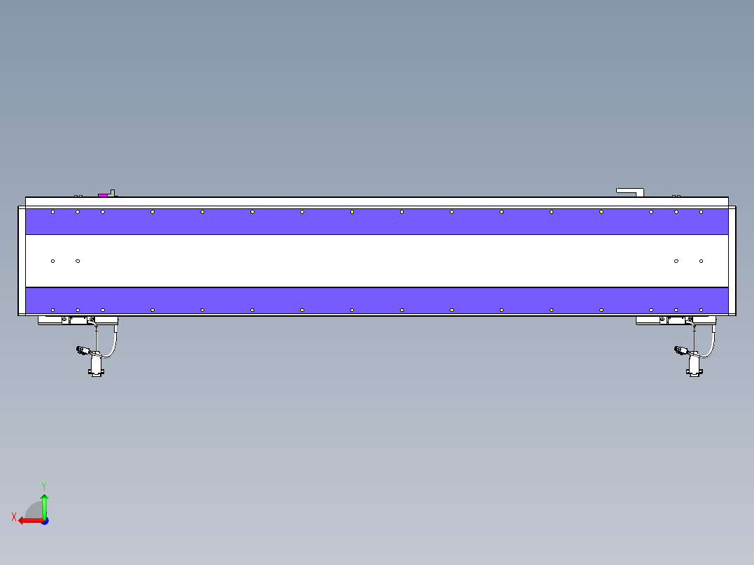 威洛博VL系列直线电机模组-2VL22H2-S1000后视图