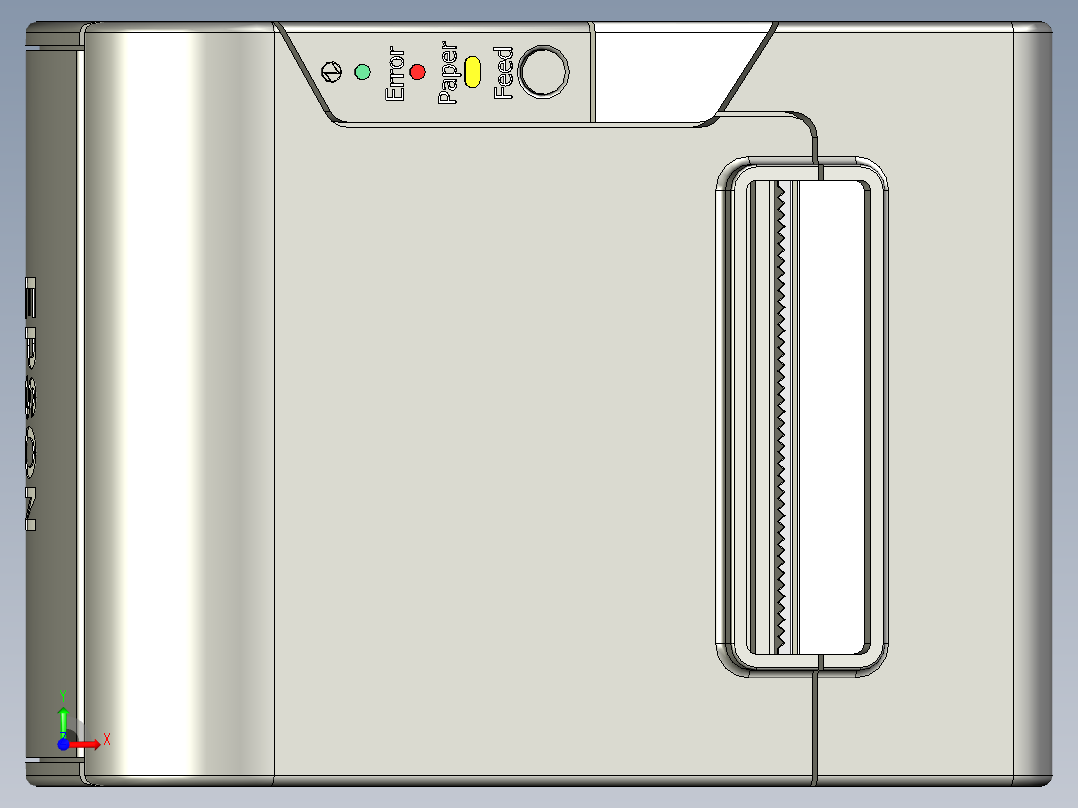 热敏票据打印机前视图