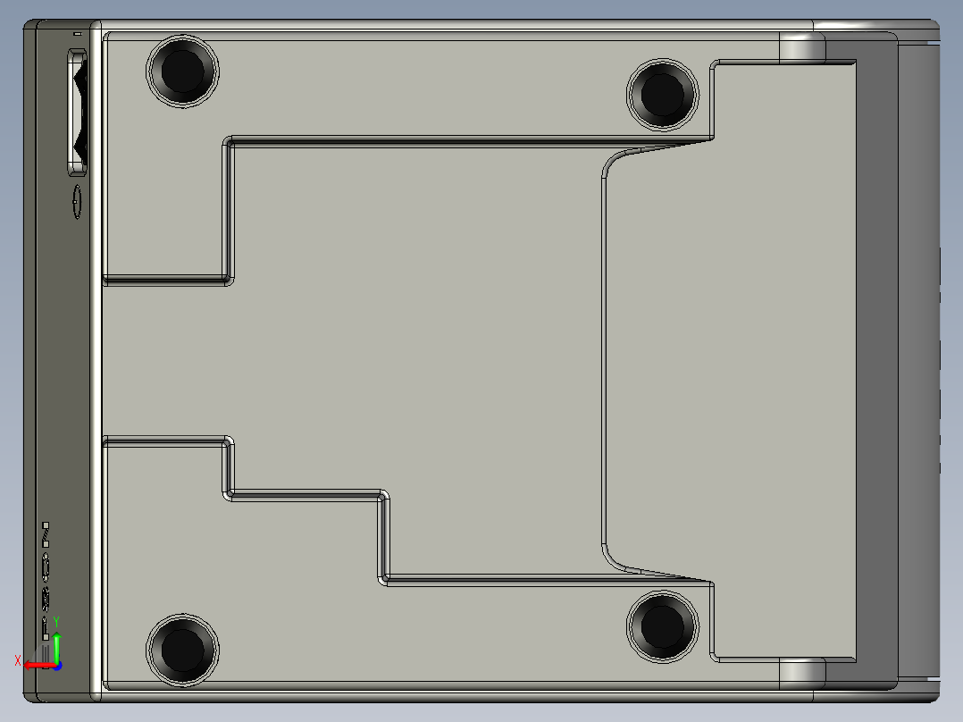 热敏票据打印机后视图