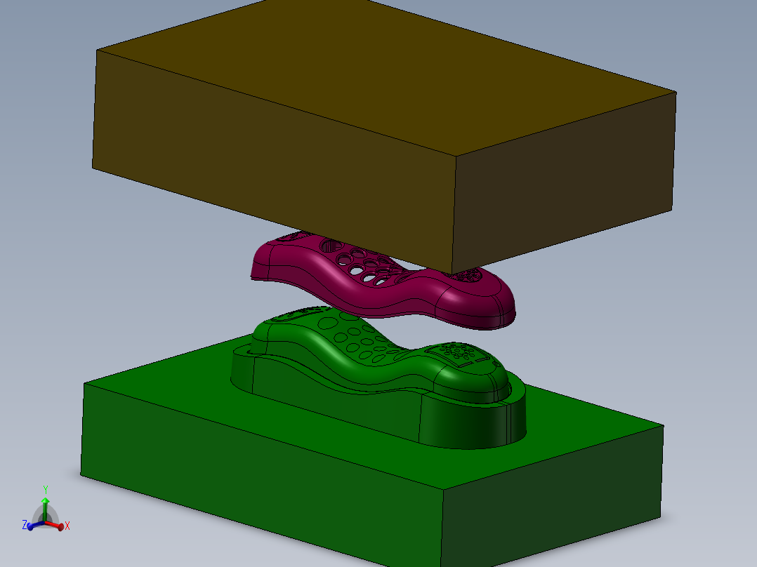 SolidWorks开模仿形