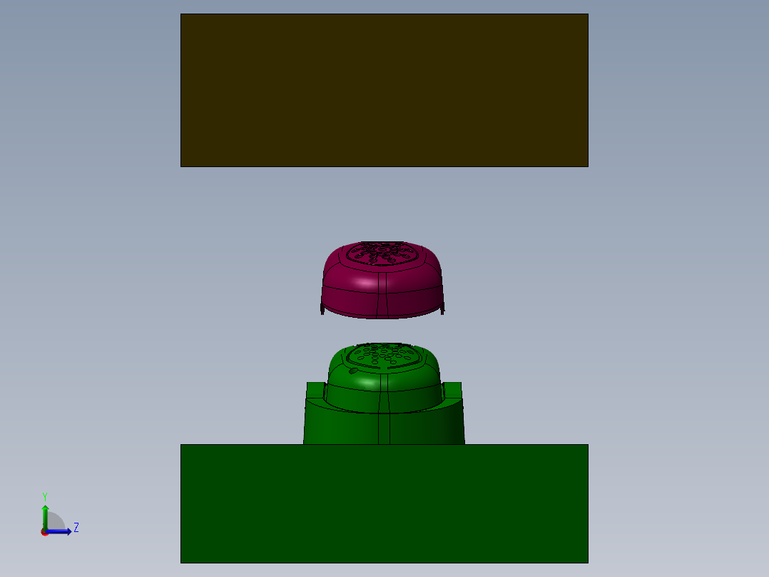 SolidWorks开模仿形左视图