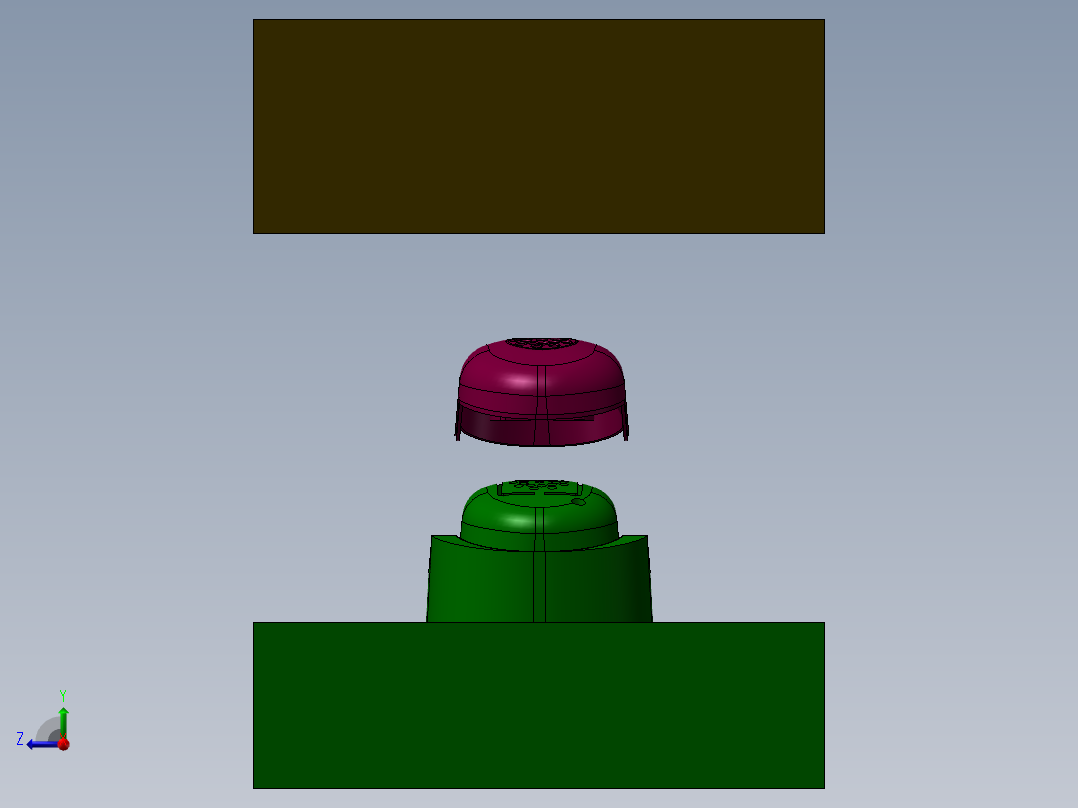 SolidWorks开模仿形右视图