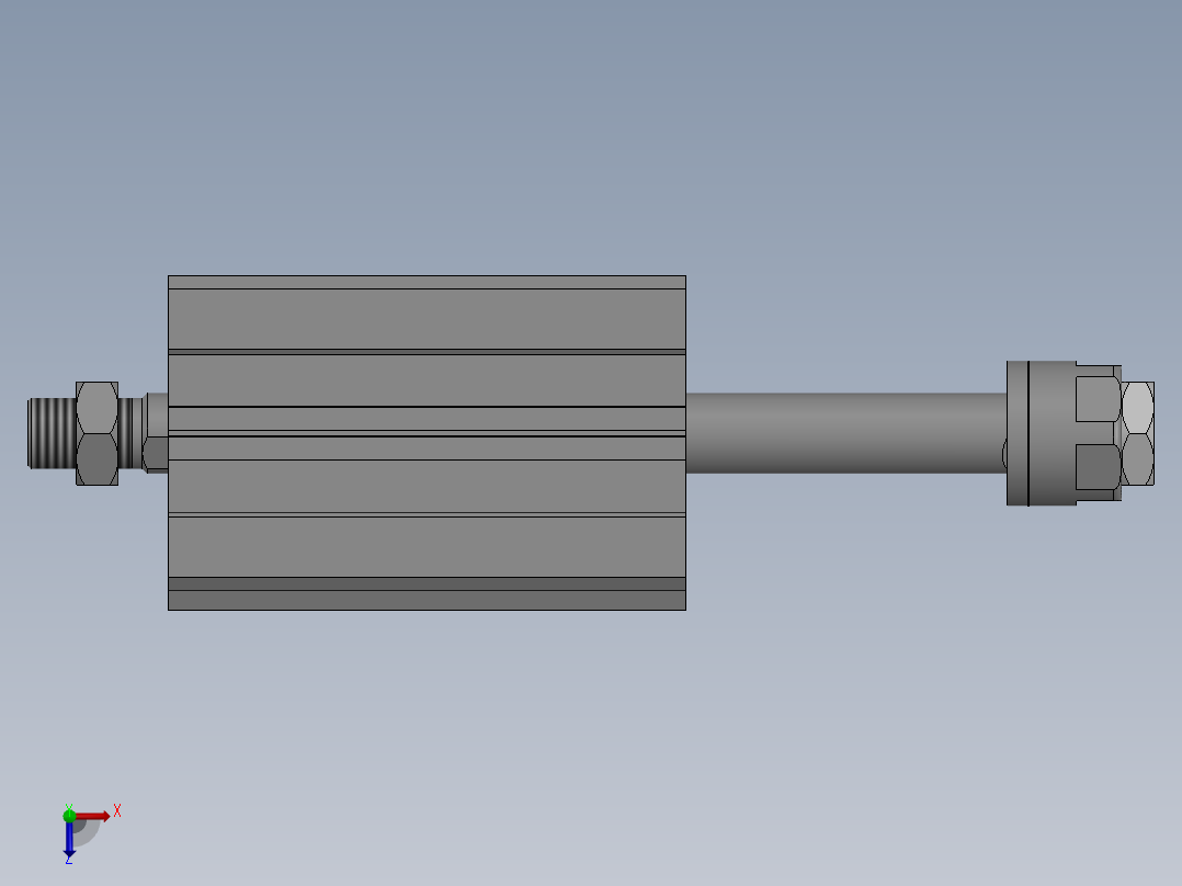 气缸ACQD80x100SB俯视图