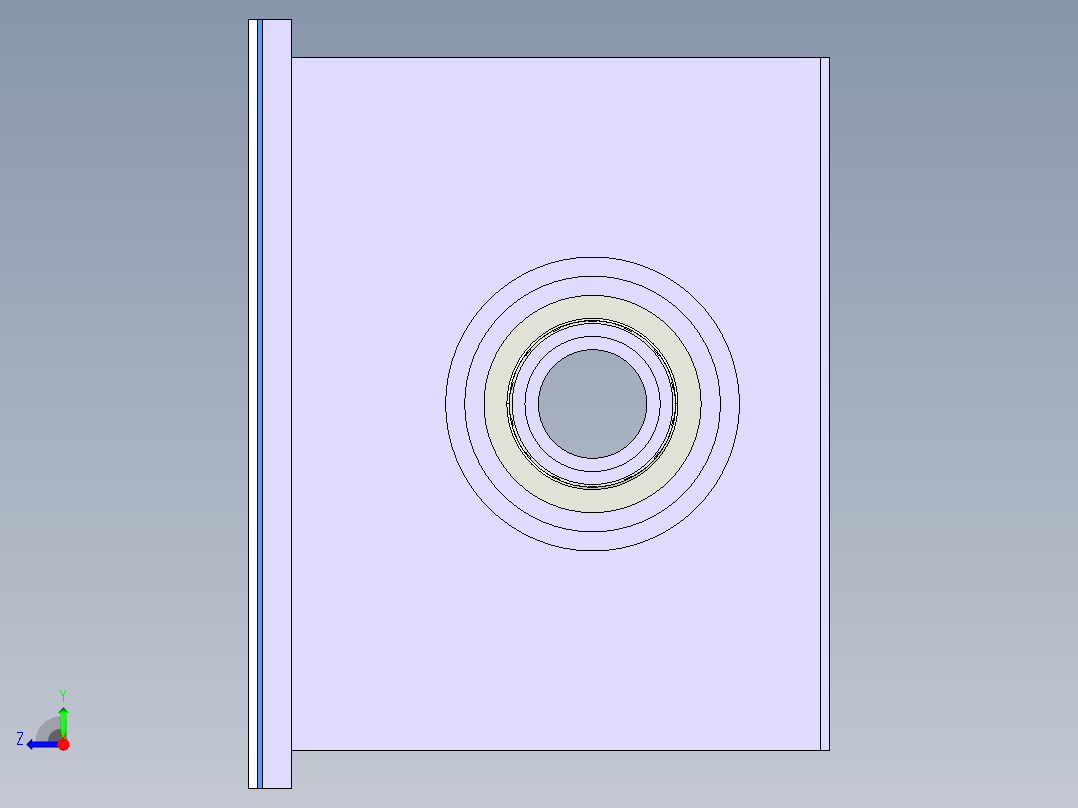 [PVC x PVC_FPM] 手动阀箱Manual Valve Box右视图