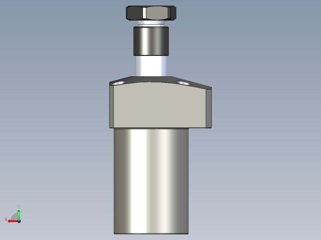 KOSMEKLHS0360-SR-Y45多系列多零件图纸模型后视图