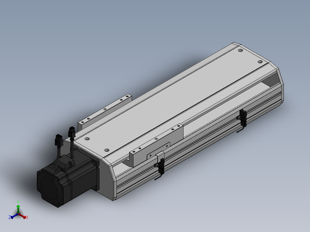 精密模组MY170-T10-250L-BC-P75B-C4-C正等轴测图