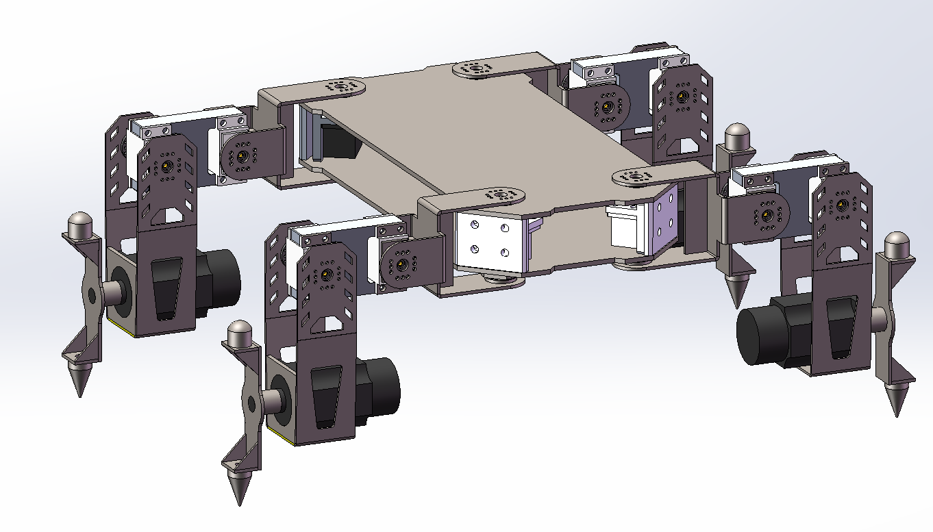 四足机器人三维模型 合集(1)