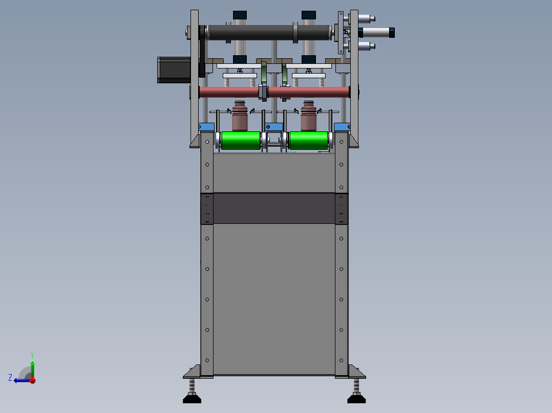 W1063-塑料瓶自动封口机设计[含建模＋cad+说明]右视图