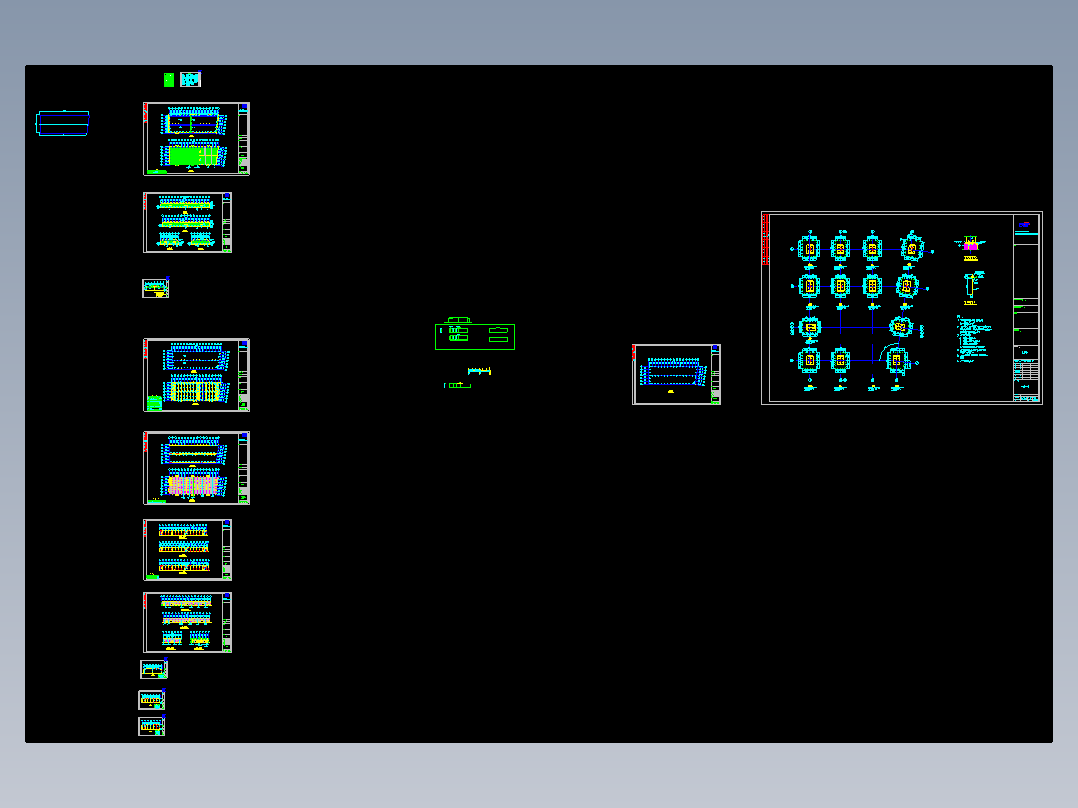 东升二厂C栋方案图CAD