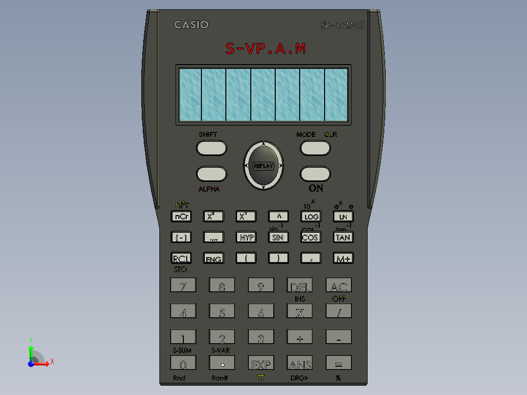 计算器21前视图