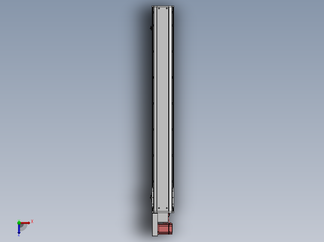 精密模组MT170-L125-1300-L-M75-C4俯视图