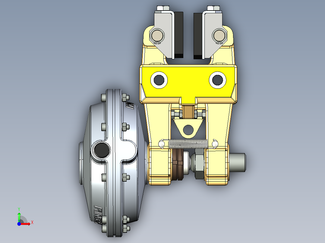 气动制动器3前视图