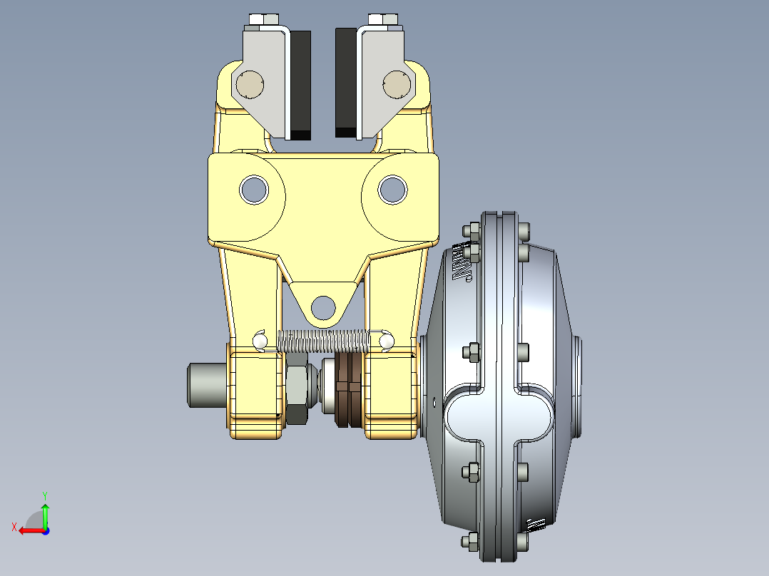 气动制动器3后视图