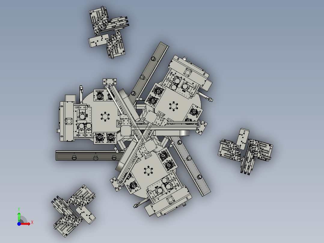 旋转焊接机前视图