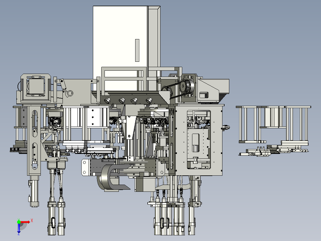 旋转焊接机俯视图