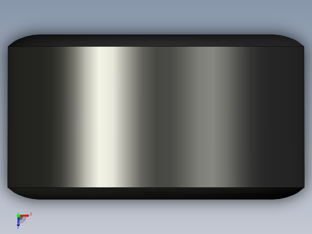 卡丁车前轮（轮胎+轮圈）俯视图