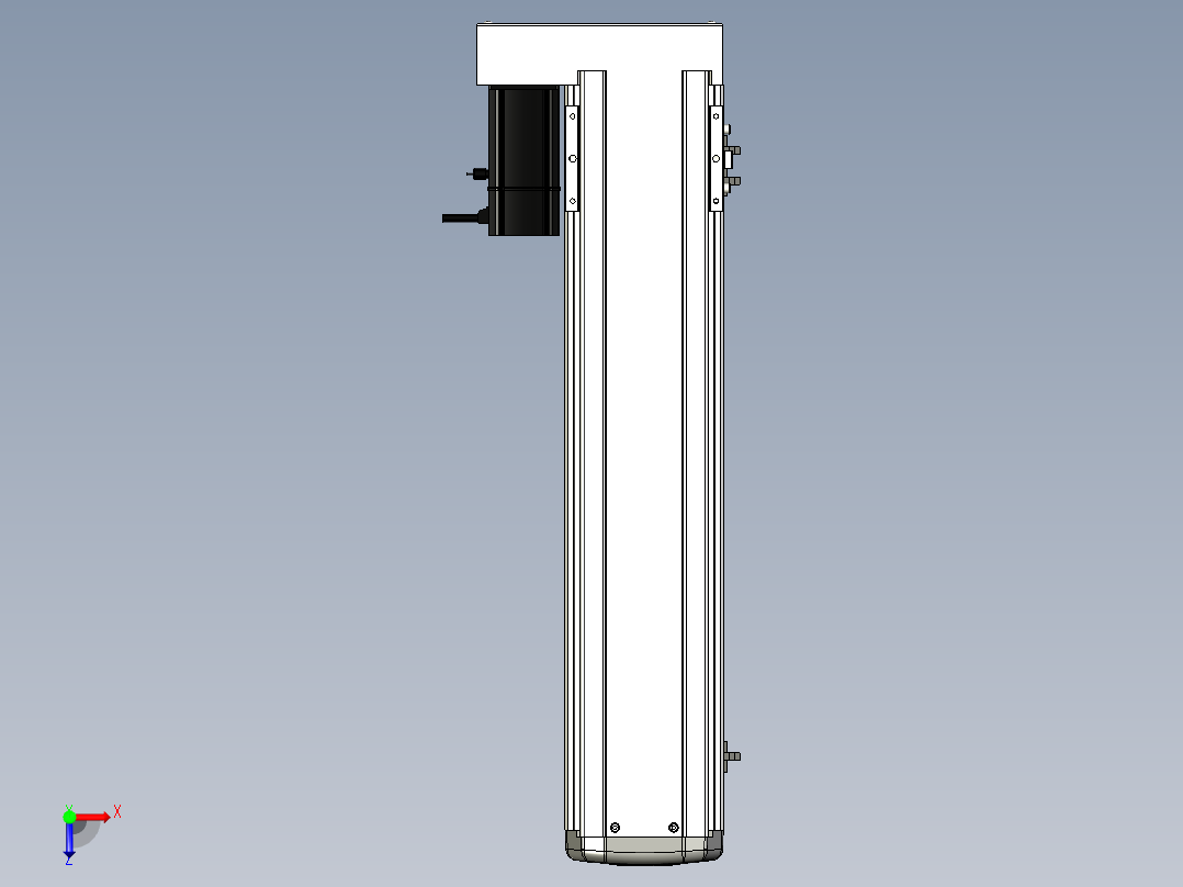 Toyo东佑达直线模组-ETH13-500-BL-200W+煞車俯视图