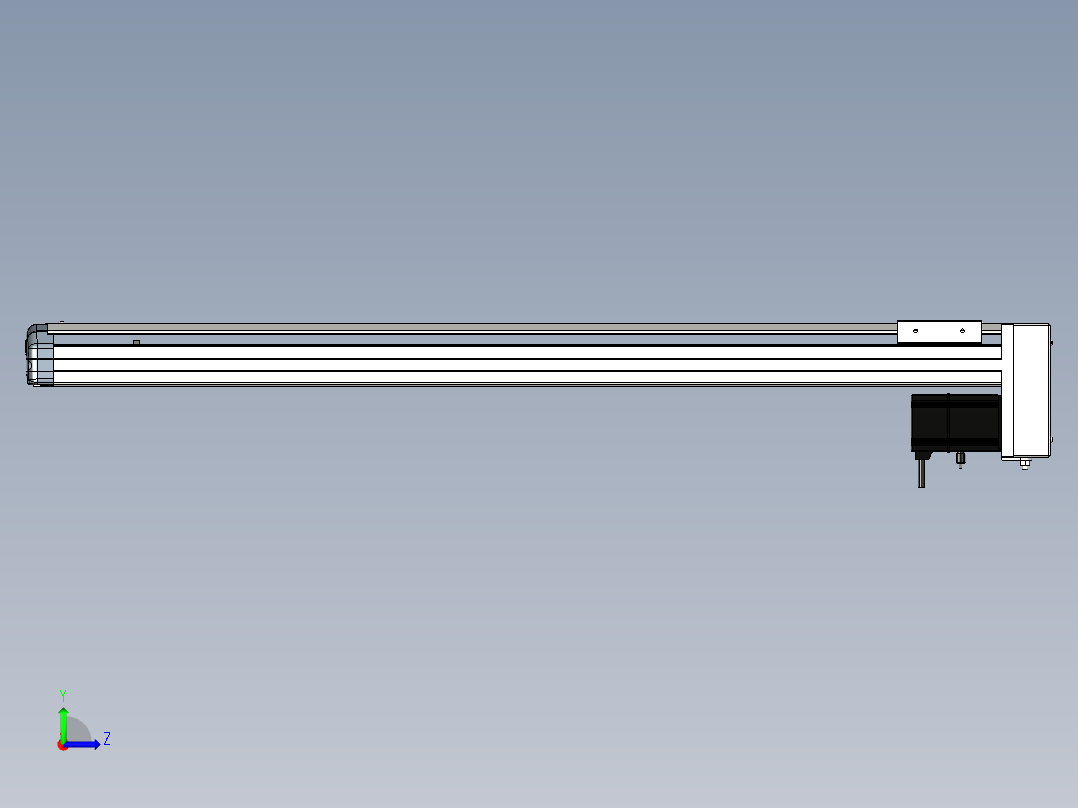 Toyo东佑达直线模组-ETH12-850-BM-200W左视图