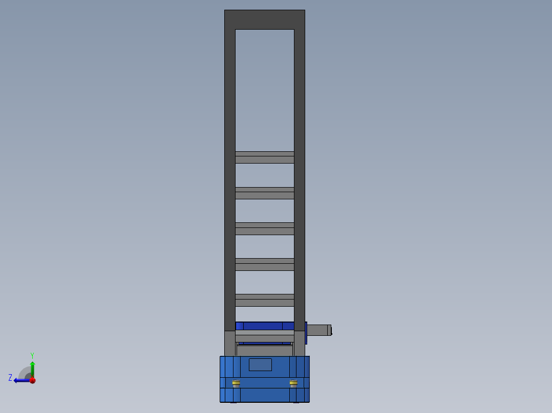 料箱AGV模型 Q右视图