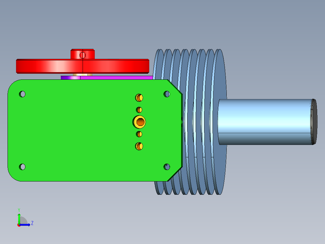 发动机 (33)左视图