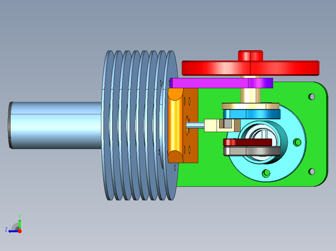 发动机 (33)右视图