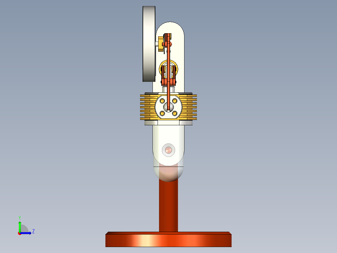 发动机 (124)左视图