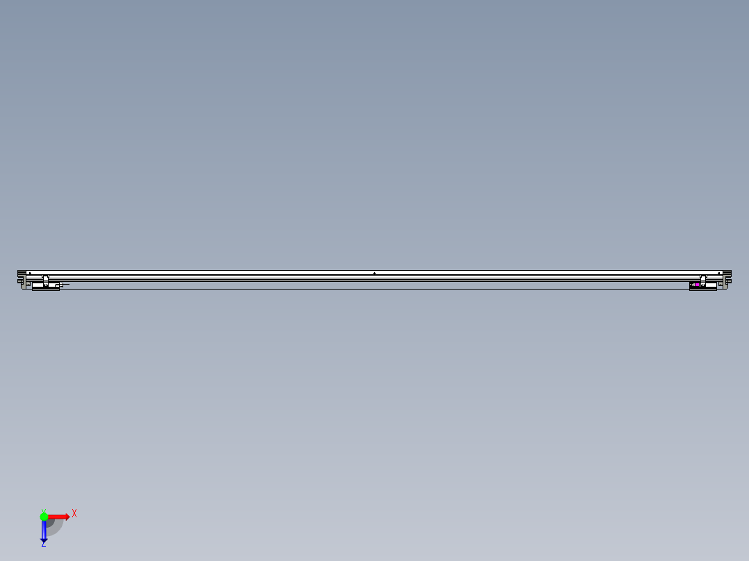 威洛博VL系列3d模型模组2VL14S1Y-S2550俯视图