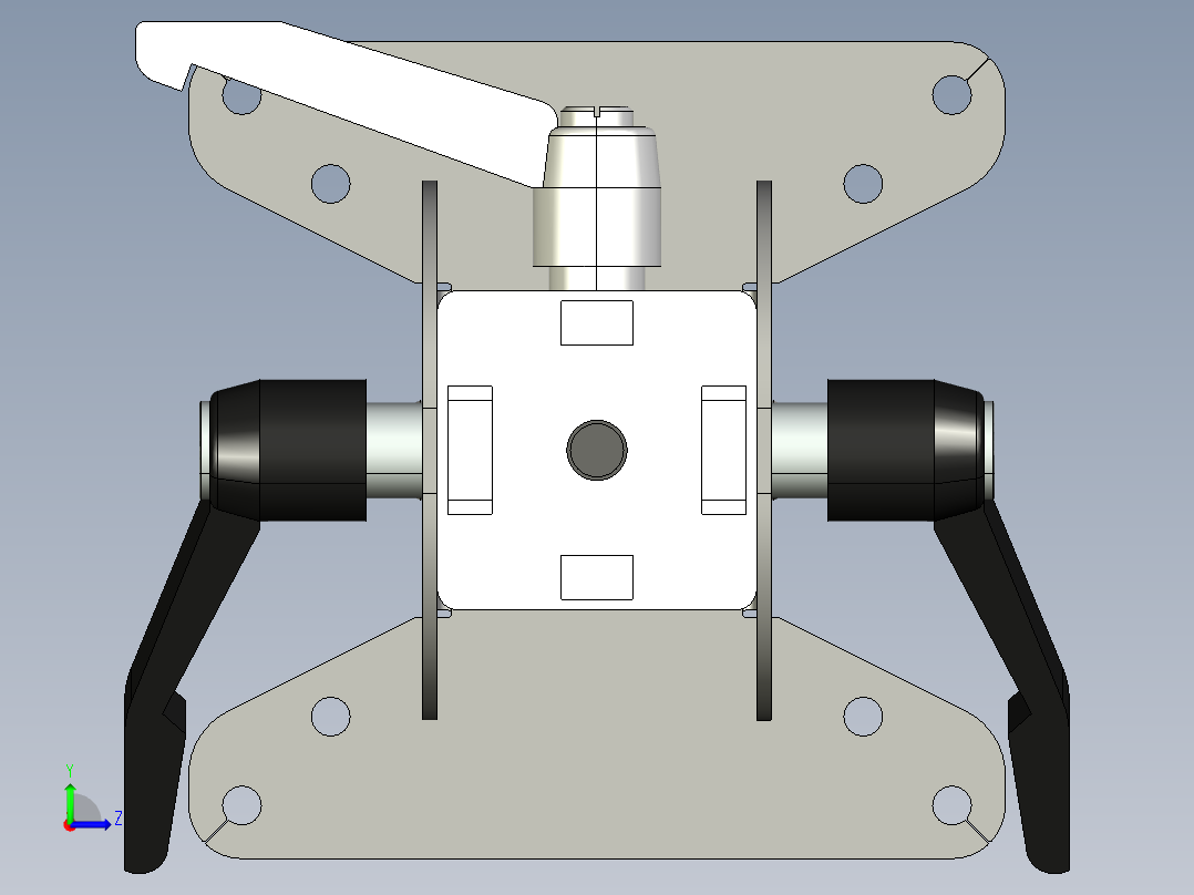 型材-KJN MONITOR MOUNT KJNMON1左视图
