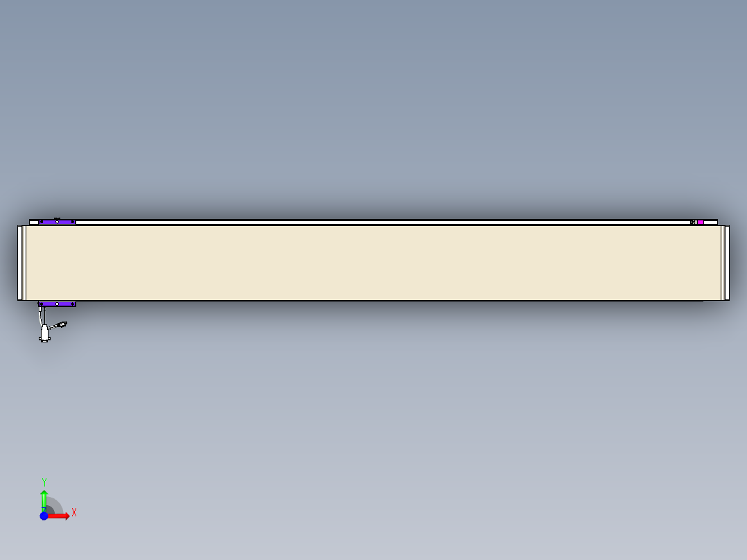 威洛博VL系列直线电机模组-VL22H1-S1850前视图