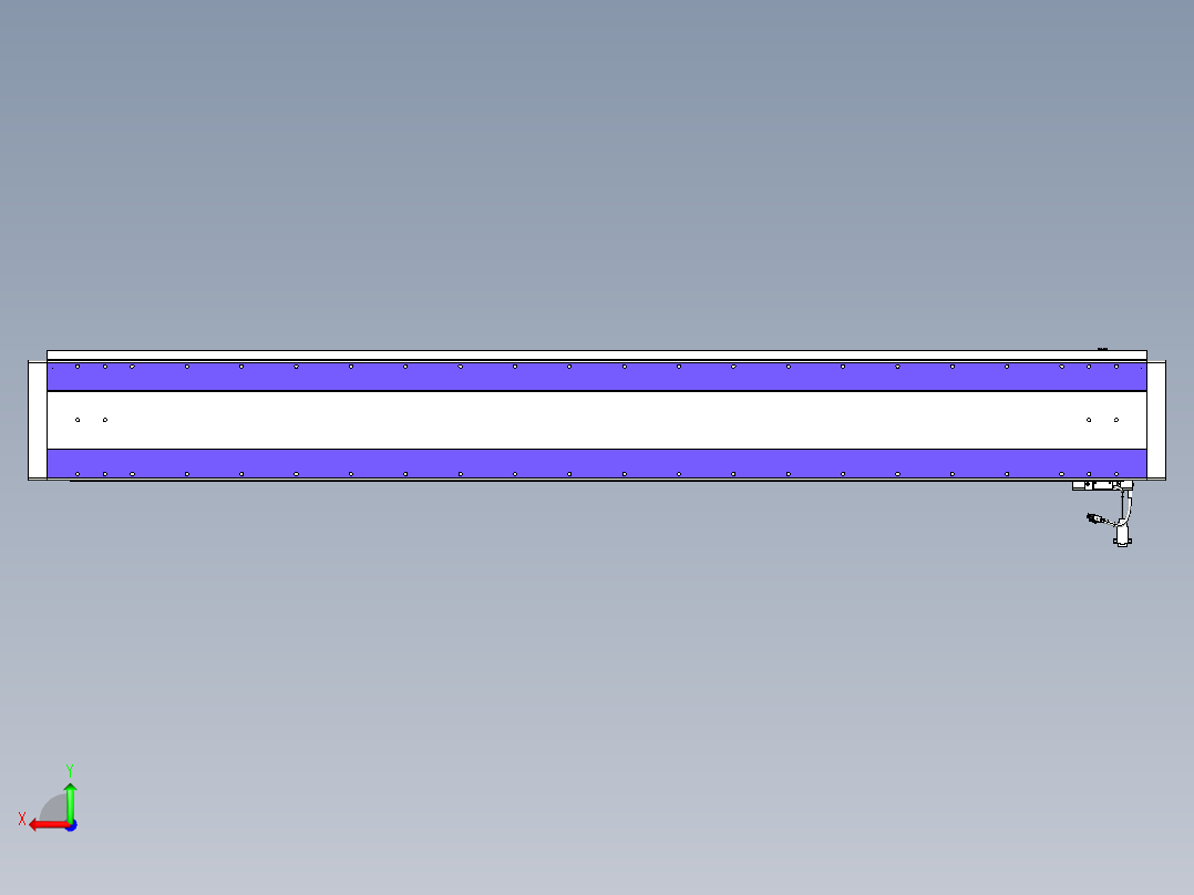 威洛博VL系列直线电机模组-VL22H1-S1850后视图