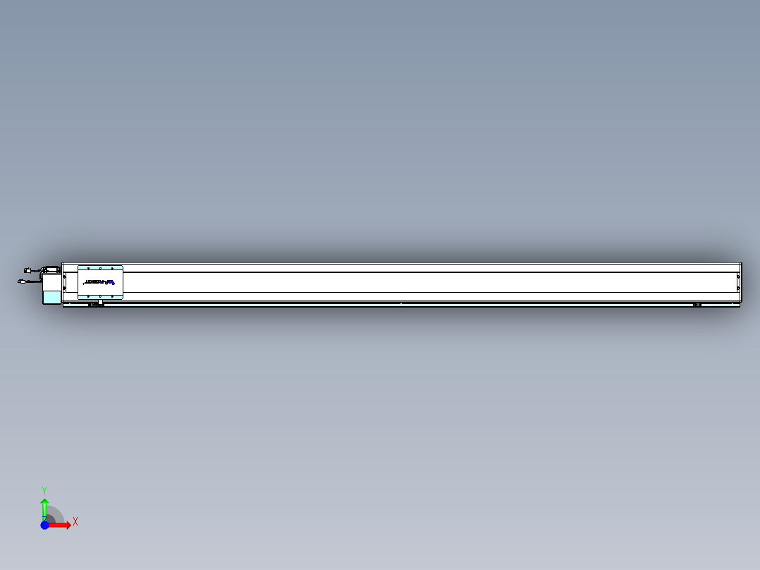 威洛博VBC同步带传动一无尘环境VBC14-L45-S2100-BLD-ZP40-C3前视图