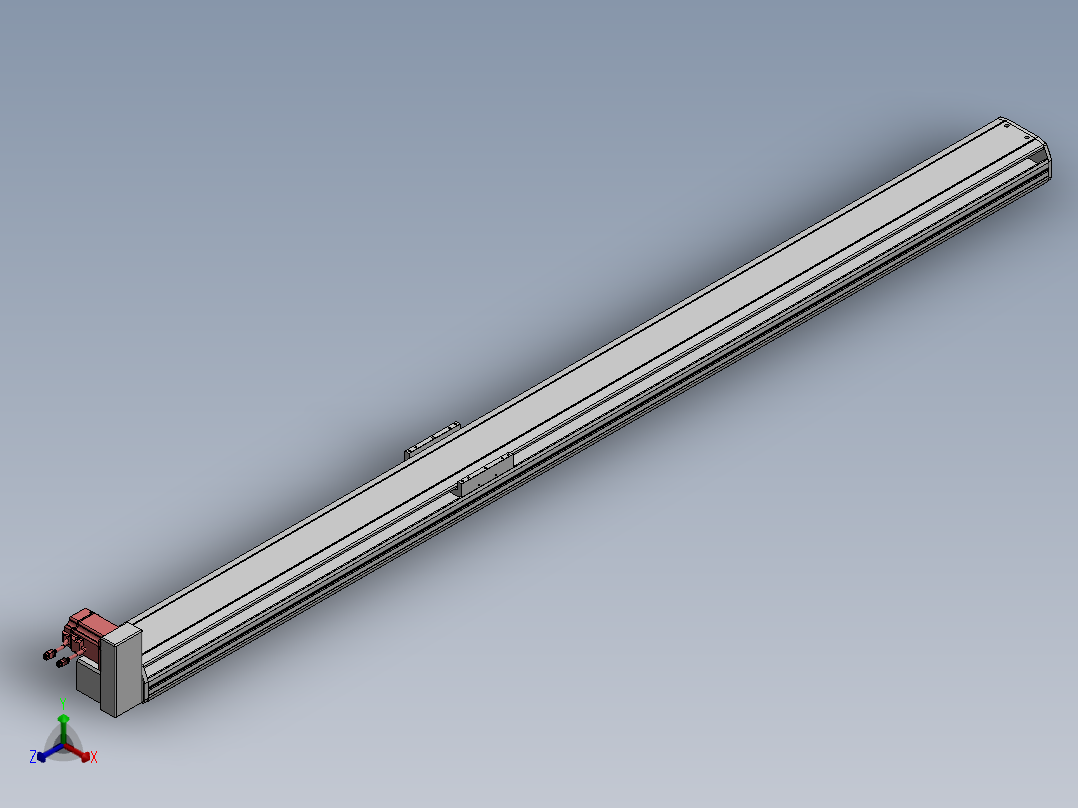 精密模组MT170-L125-2400-RU-M75-C4正等轴测图