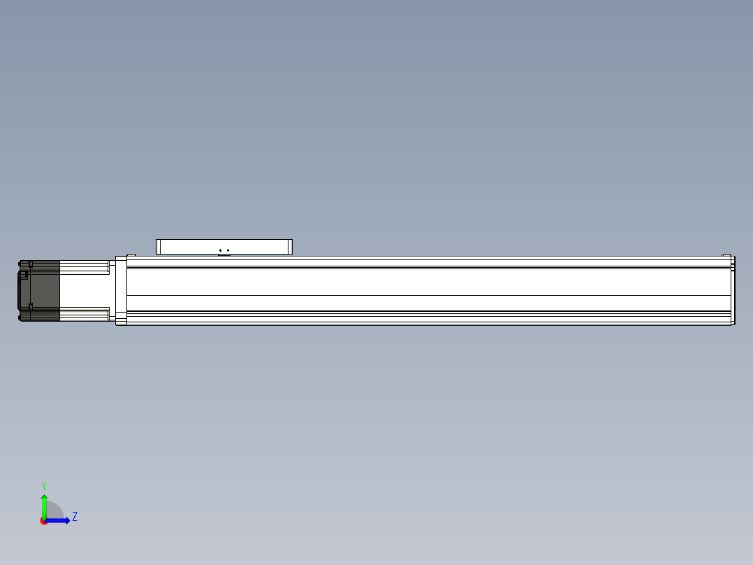 丝杠滑台-全封闭-EC17-Lx-C-S550-BC-P75-D3左视图