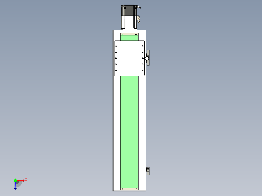 丝杠滑台-全封闭-EC17-Lx-C-S550-BC-P75-D3俯视图