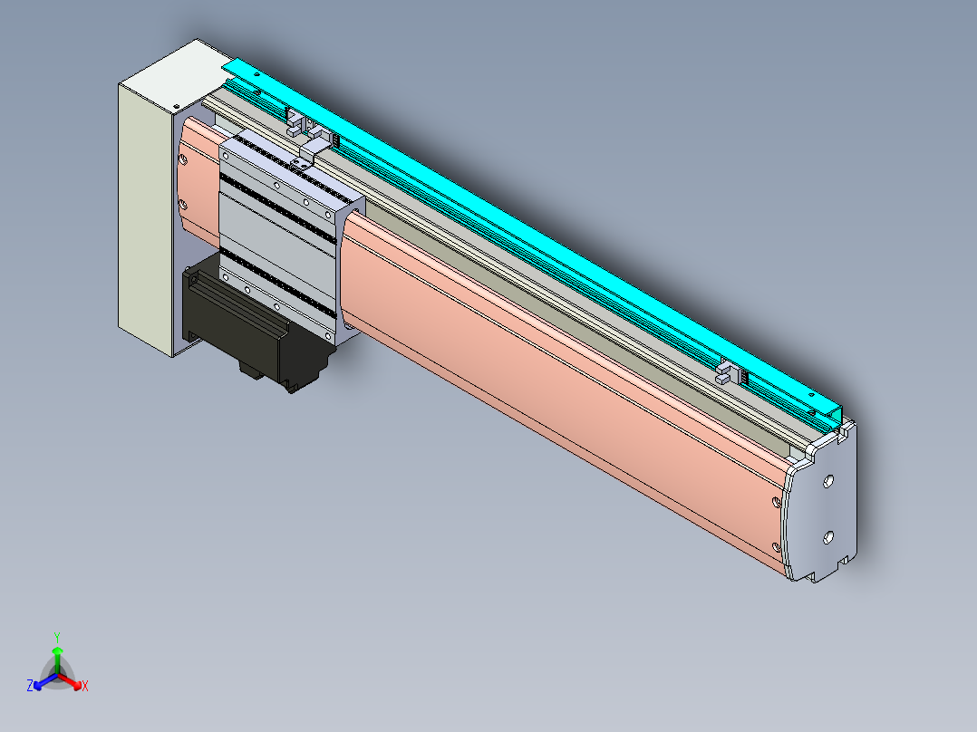 威洛博VF12-S400-BL正等轴测图
