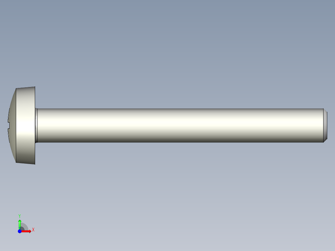 Cross_recessed_head-M3.5-30-15-2.8-8-3.5.stp螺钉-前视图