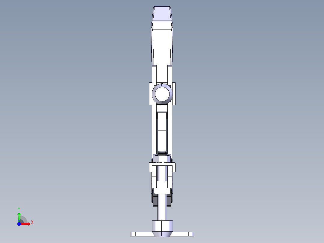 德克斯TUNKERS气缸数模T2-37U前视图