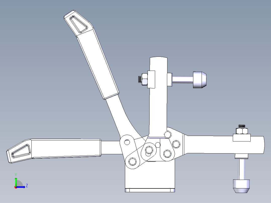 德克斯TUNKERS气缸数模T2-37U左视图