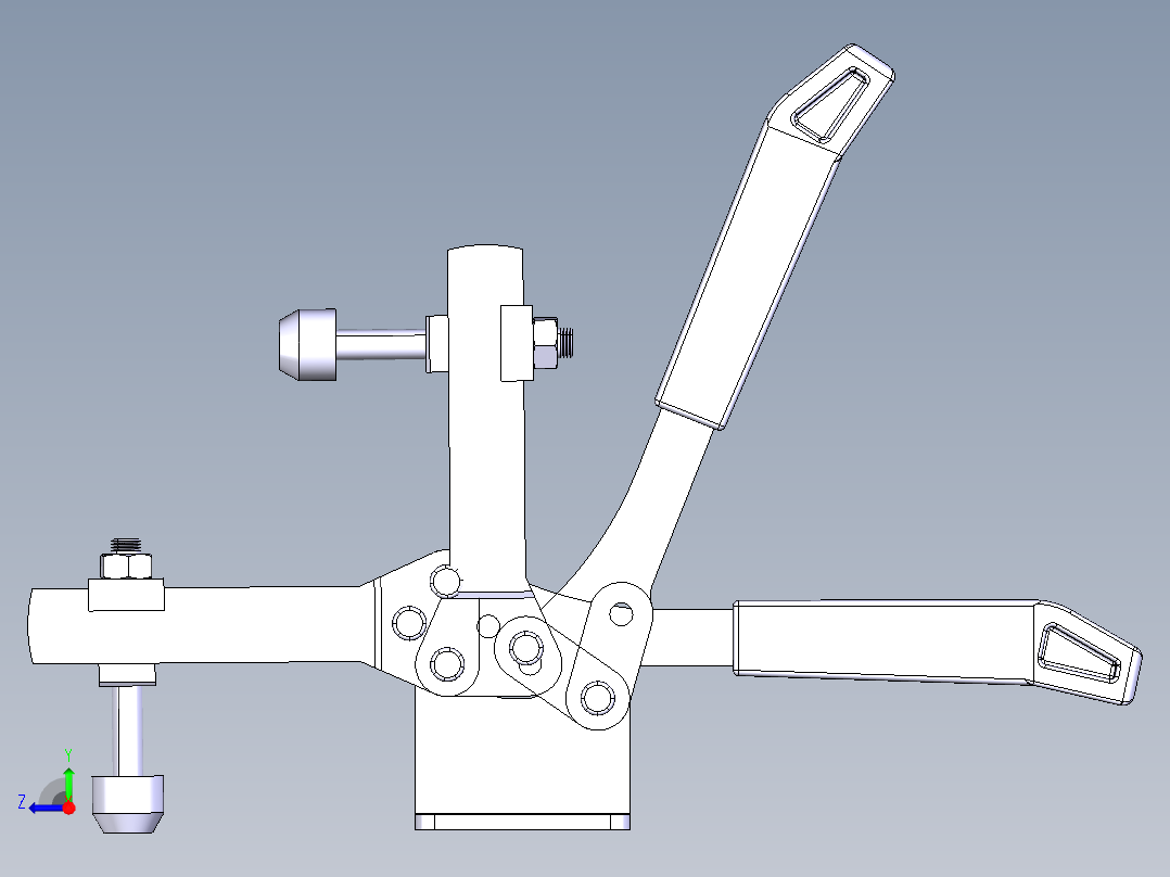 德克斯TUNKERS气缸数模T2-37U右视图