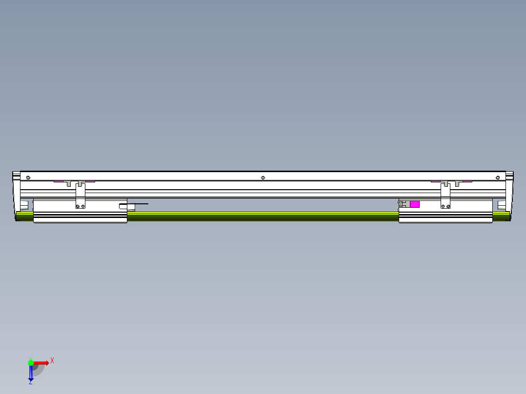 威洛博VL系列3d模型模组2VL22H2Y-S500俯视图