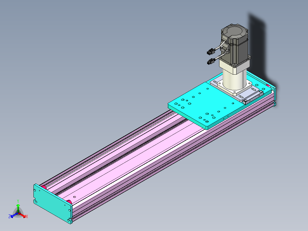 东锦齿条传动DH175G-L167-S600-BU-减速机+750W.STEP