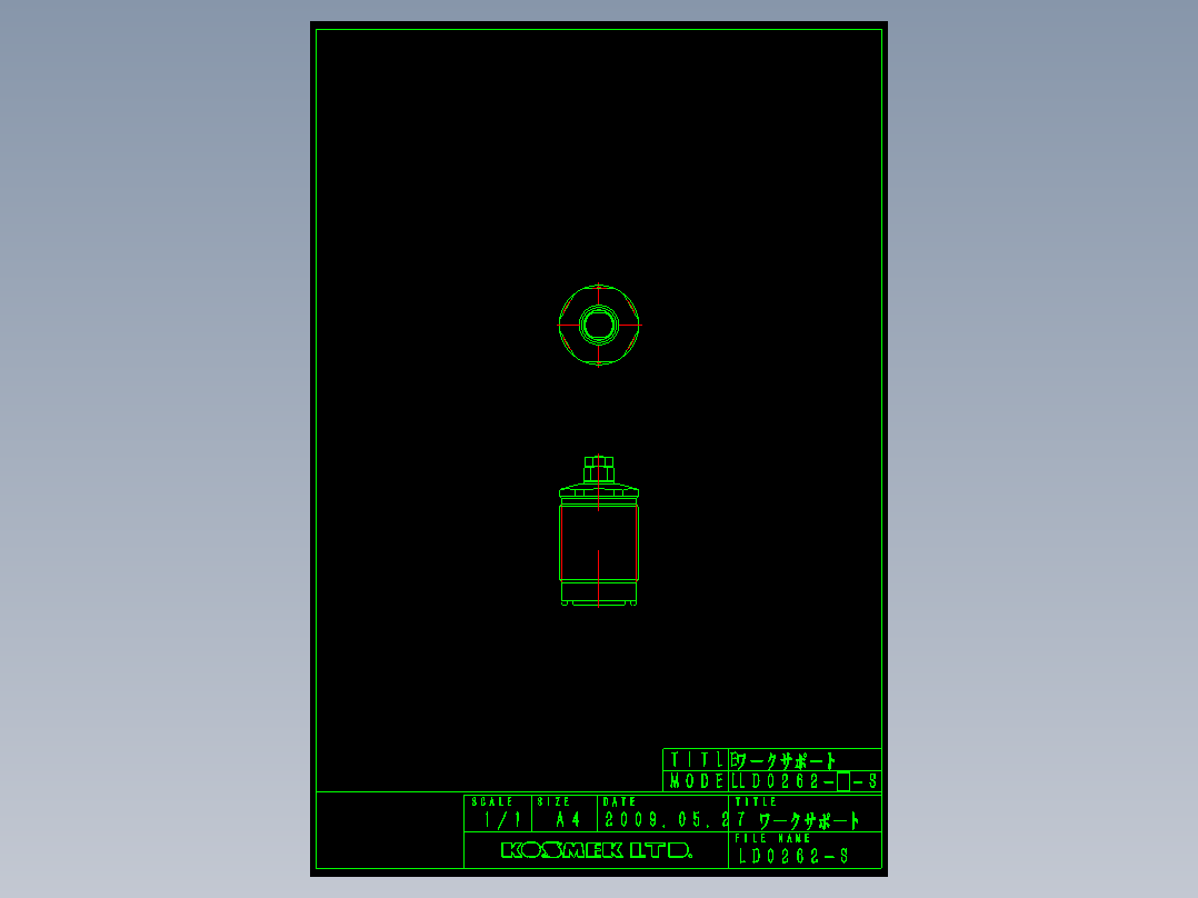 KOSMEKLD0262-x-S多系列多零件图纸模型多系列多零件图纸模型