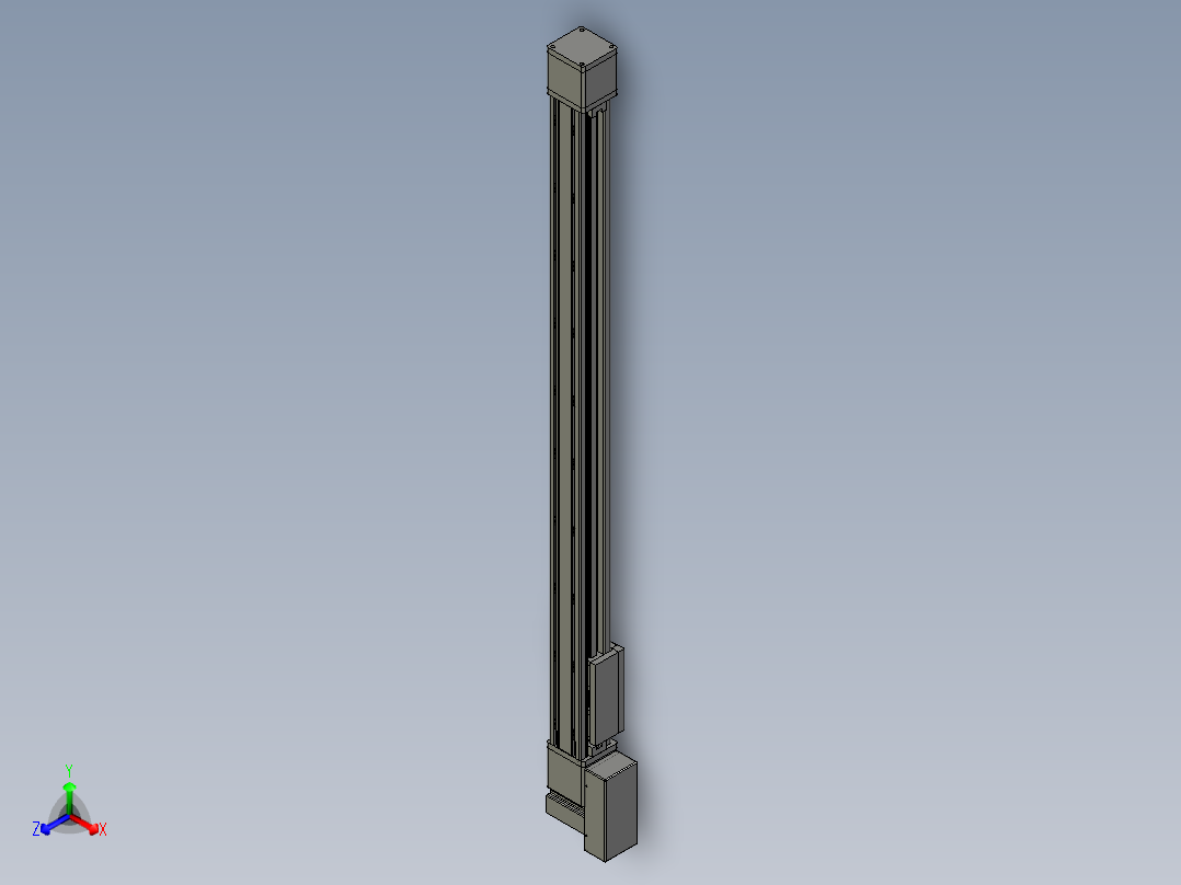 欧规系列-GB8-L96-S1200-BR-P40-MS3正等轴测图