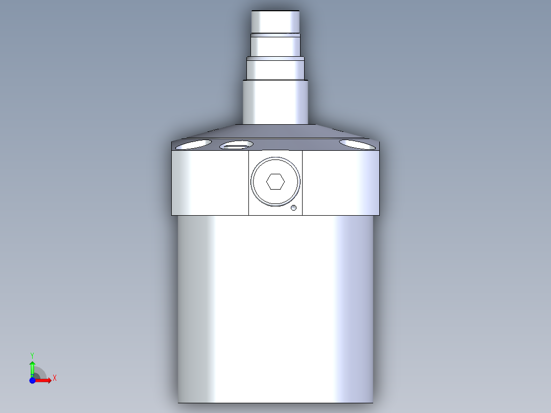 KOSMEKLC0752-CxM-E多系列多零件图纸模型前视图
