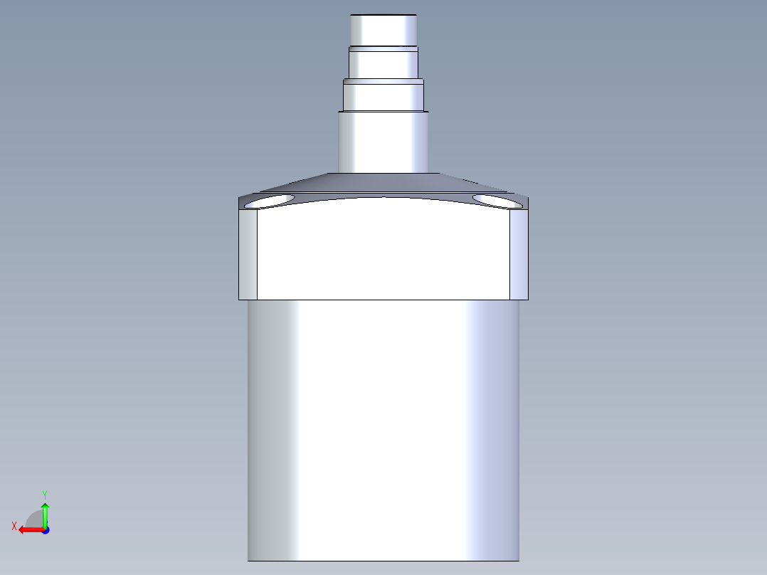 KOSMEKLC0752-CxM-E多系列多零件图纸模型后视图