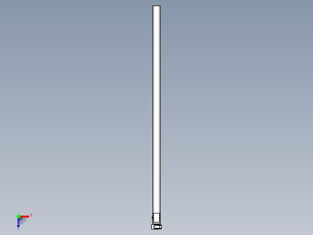 同步带全封闭直线模组TPA-HCB-105D-90-L2800-LU-C-P20-N3俯视图